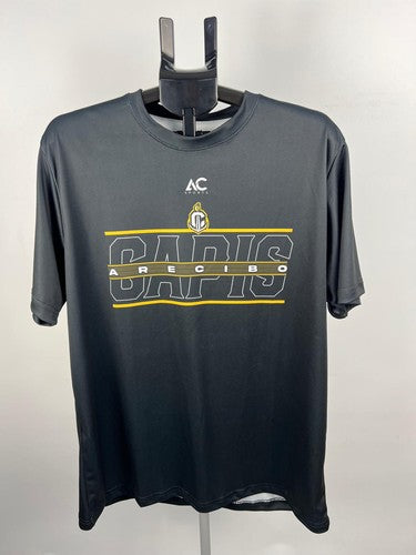 Capitanes de Arecibo Basketball Graphic T-Shirt Black by AC Sports