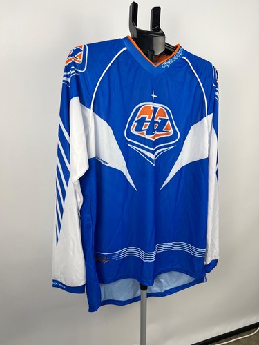 Troy Lee Designs GP Motocross Jersey Blue/White Size Large