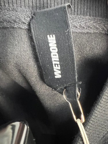 WE11DONE Black Hotfix Patch Graphic T-Shirt S NWT