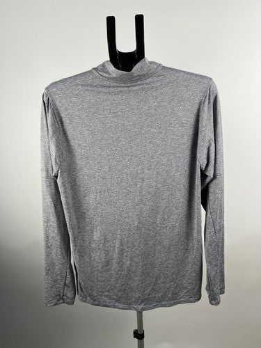 Nike Dri-FIT Running 1/4 Zip Long Sleeve Top Gray S