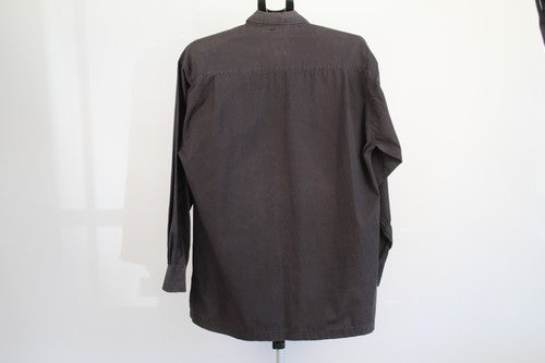 Attitudes Men's Button-Down Shirt Gray Long Sleeve Size L