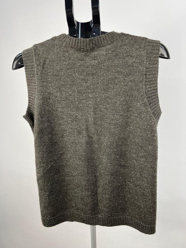Freshjive Wool Sweater Vest Gray Men's Size S