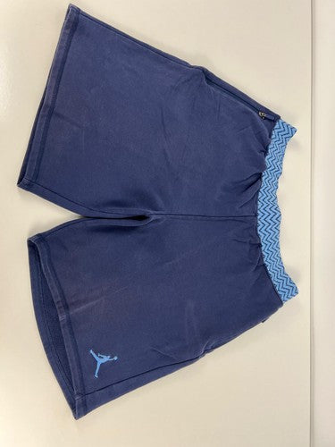 Jordan Jumpman Men's Navy Athletic Shorts XXL Zip Pocket Chevron Waist
