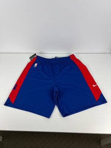 Nike NBA Philadelphia 76ers Dri-FIT Basketball Shorts Blue/Red XL