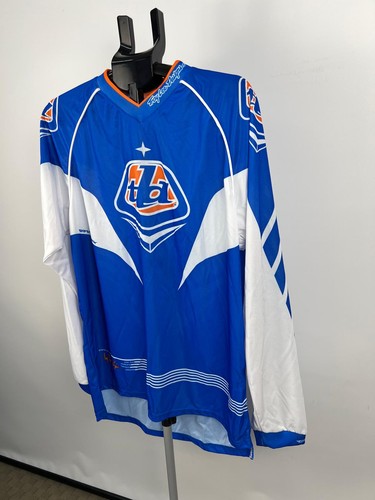 Troy Lee Designs GP Motocross Jersey Blue/White Size Large