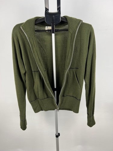 Paul Frank Mens Zip Cardigan Sweater Olive Green Size S