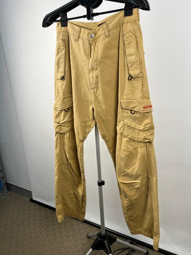 Fox Racing men’s cargo pants khaki 100% cotton size 30
