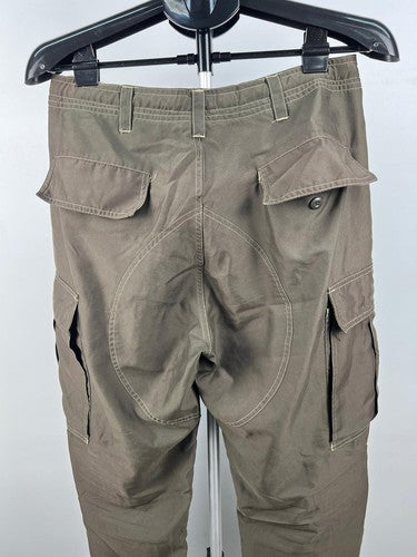 GAP XS Brown Cargo Pants 100% Polyester Utility Multi-Pocket