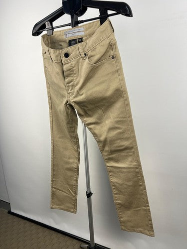 Aesthetic of Hyperism Men's Skinny Jeans W30 Beige Stretch Denim