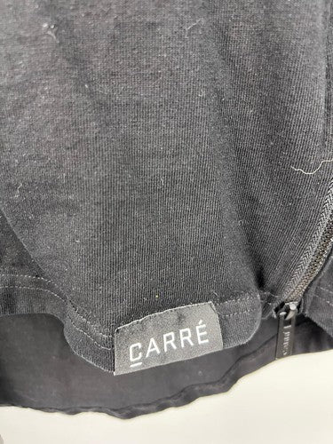 Carré Paris Men's Graphic T-Shirt Black Cotton Side Zip XL