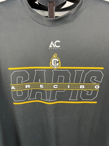 Capitanes de Arecibo Basketball Graphic T-Shirt Black by AC Sports