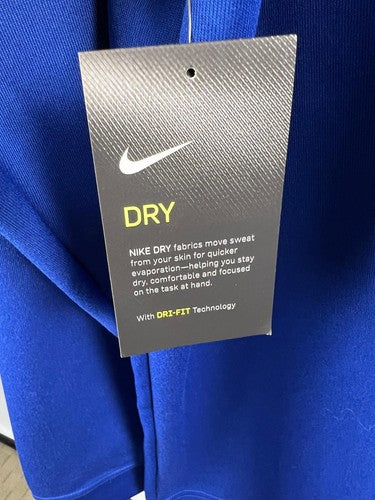 Nike NBA Philadelphia 76ers Dri-FIT Crewneck Sweatshirt Blue XL NWT