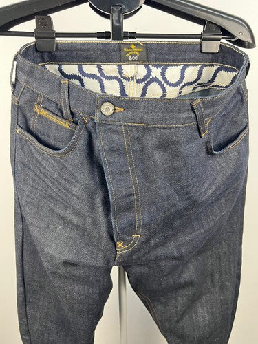 Vivienne Westwood x Lee Asymmetrical Jean W30 L32 Indigo Denim