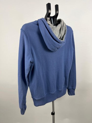 Le Coq Sportif Velo Club Normand Blue Pullover Hoodie Size M