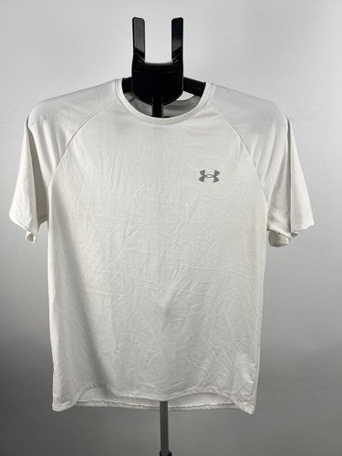 Under Armour Tech Tee Loose Fit Short Sleeve T-Shirt White Small