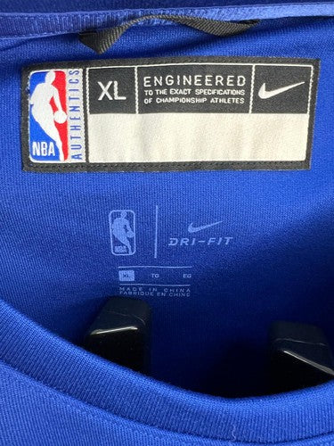 Nike NBA Philadelphia 76ers Dri-FIT Crewneck Sweatshirt Blue XL NWT