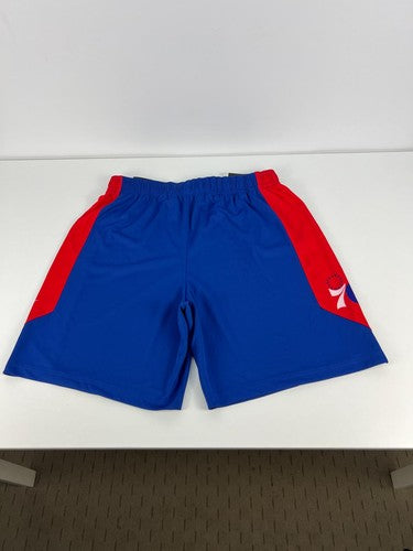 Nike NBA Philadelphia 76ers Dri-FIT Basketball Shorts Blue/Red XL
