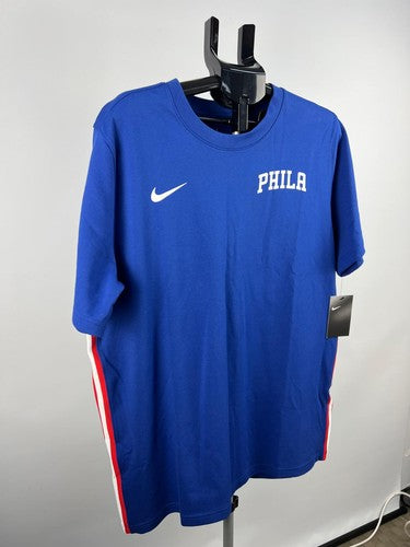 Nike NBA PHILA Philadelphia 76ers Blue Men’s T-Shirt XL