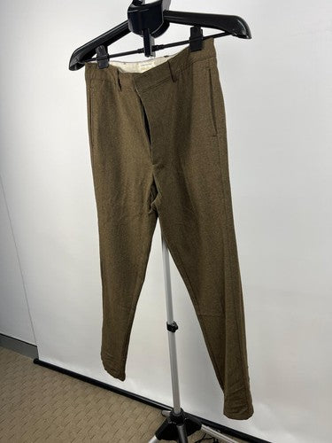 RVCA Alex Frost Fancy Pants Wool Blend Dress Pants Brown 30