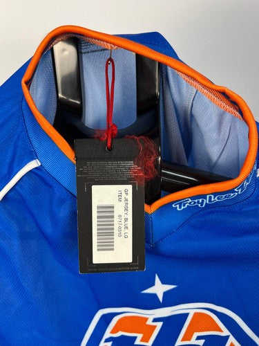 Troy Lee Designs GP Motocross Jersey Blue/White Size Large