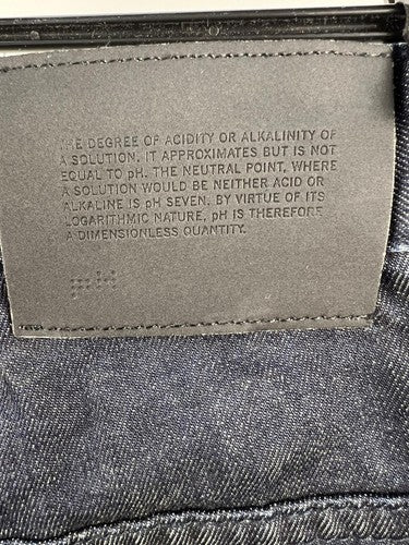 Men's Indigo Raw Skinny Stretch Jeans Button Fly Zip Back Pocket 32