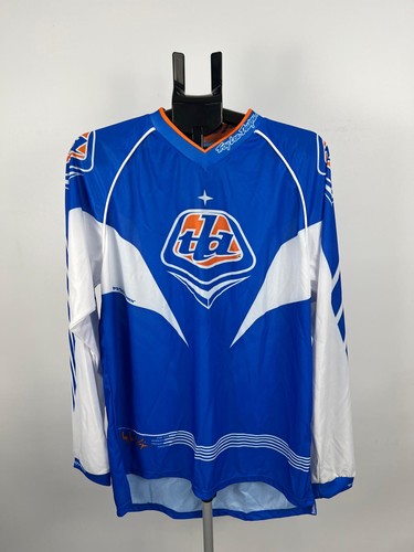 Troy Lee Designs GP Motocross Jersey Blue/White Size Large
