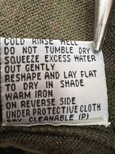 MARCS Sydney Men’s V-Neck Wool Blend Sweater Jumper Olive Green S