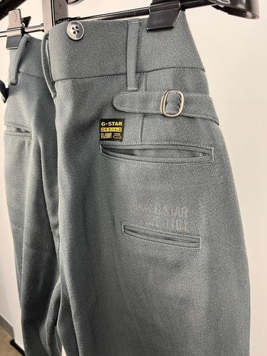 G-Star RAW S.C. Navy Art Chino Pants Grey 30x32 Wool Blend