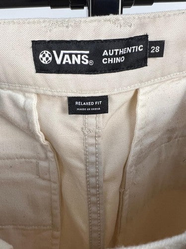 Vans Authentic Chino Relaxed Fit Pants Beige Men’s 28