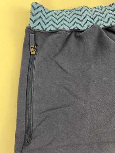 Jordan Jumpman Men's Navy Athletic Shorts XXL Zip Pocket Chevron Waist