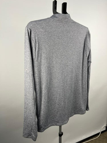 Nike Dri-FIT Running 1/4 Zip Long Sleeve Top Gray S
