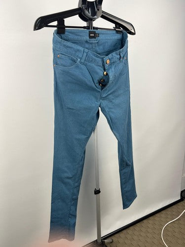 ASOS Men’s Skinny Jeans Blue W30 L30 Button Fly