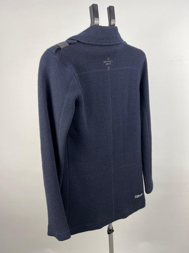 G-Star RAW 3301 Navy Knit Military Field Jacket Size S