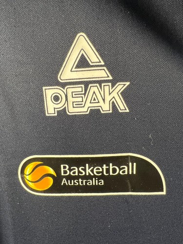 Peak Basketball Australia 3XL Navy Track Jacket Full Zip Australia Back