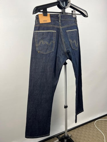 WeSC Standard 686 Raw Selvage Denim Jeans Men's 30 Indigo 5-Pocket