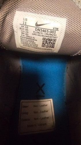 Nike Air Max 270 Grey/Blue Men's Size US 11 Sneakers DN5465-001