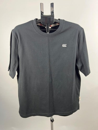 Canterbury Organic Cotton Black T-Shirt Size L