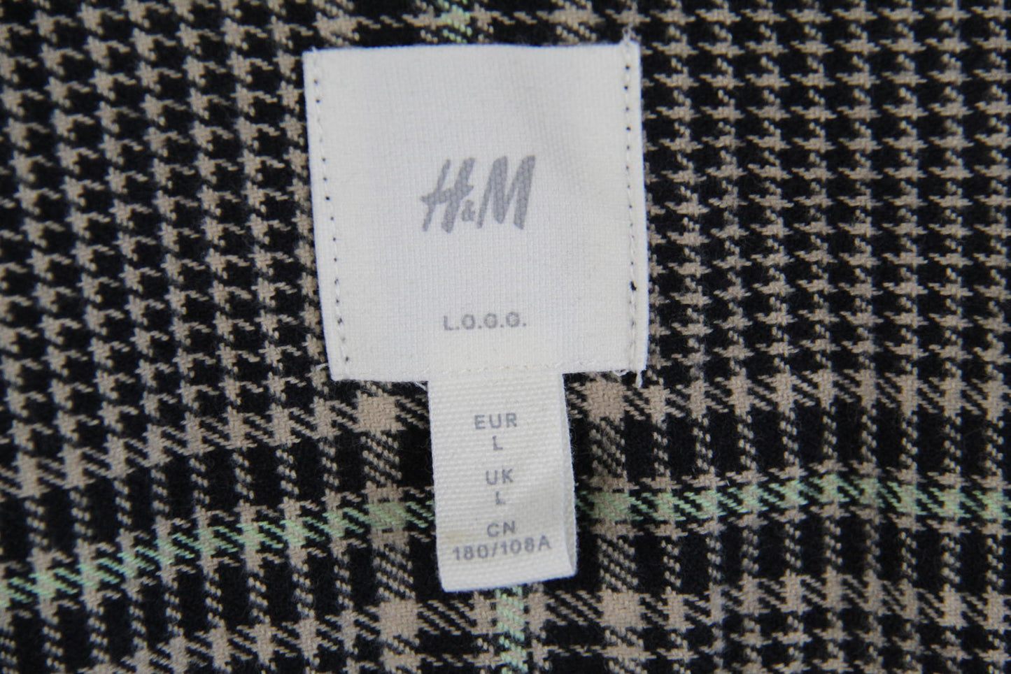 H&M L.O.G.G. Men's Zip-Up Overshirt Jacket – Size Large –