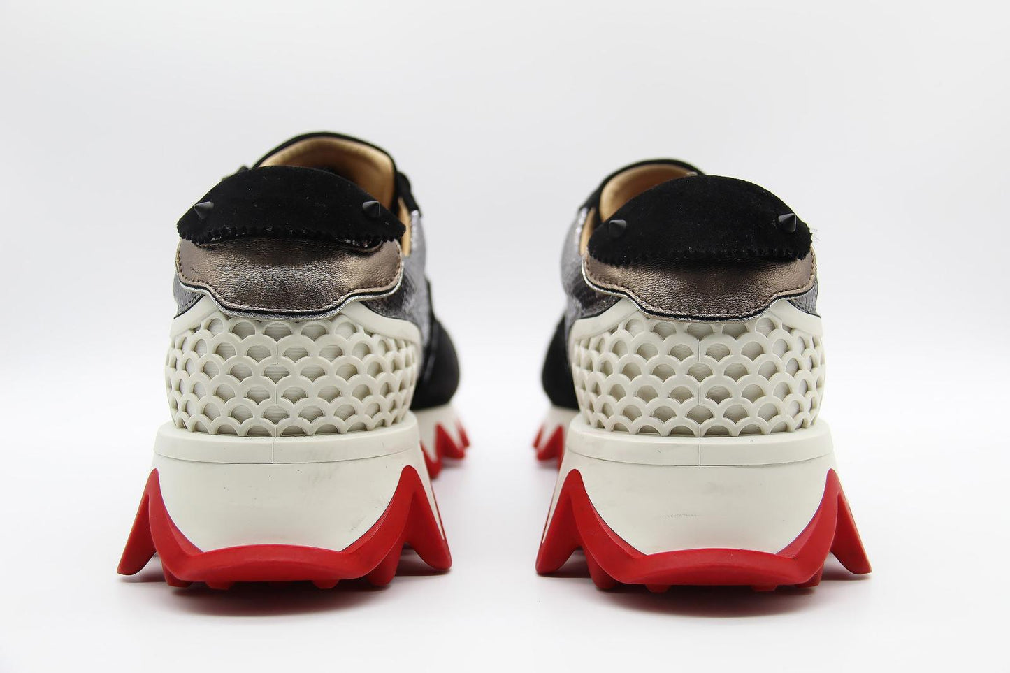 Christian Louboutin Loubishark 'Black Silver' Sneakers – EU 40 / UK 6.5
