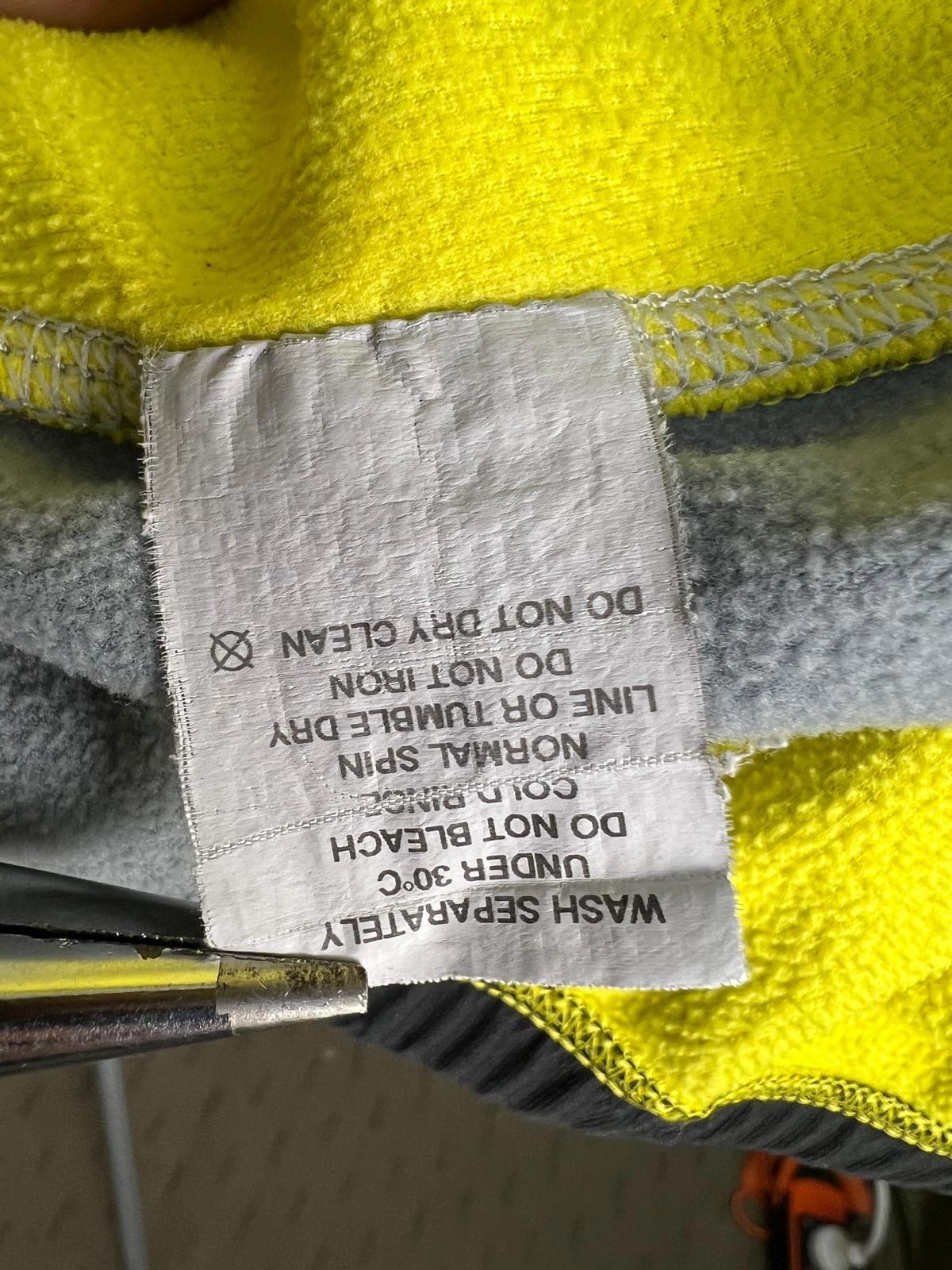 Netti A Thermal Cycling Jersey Jacket Yellow/Grey, Full Zip, Size S