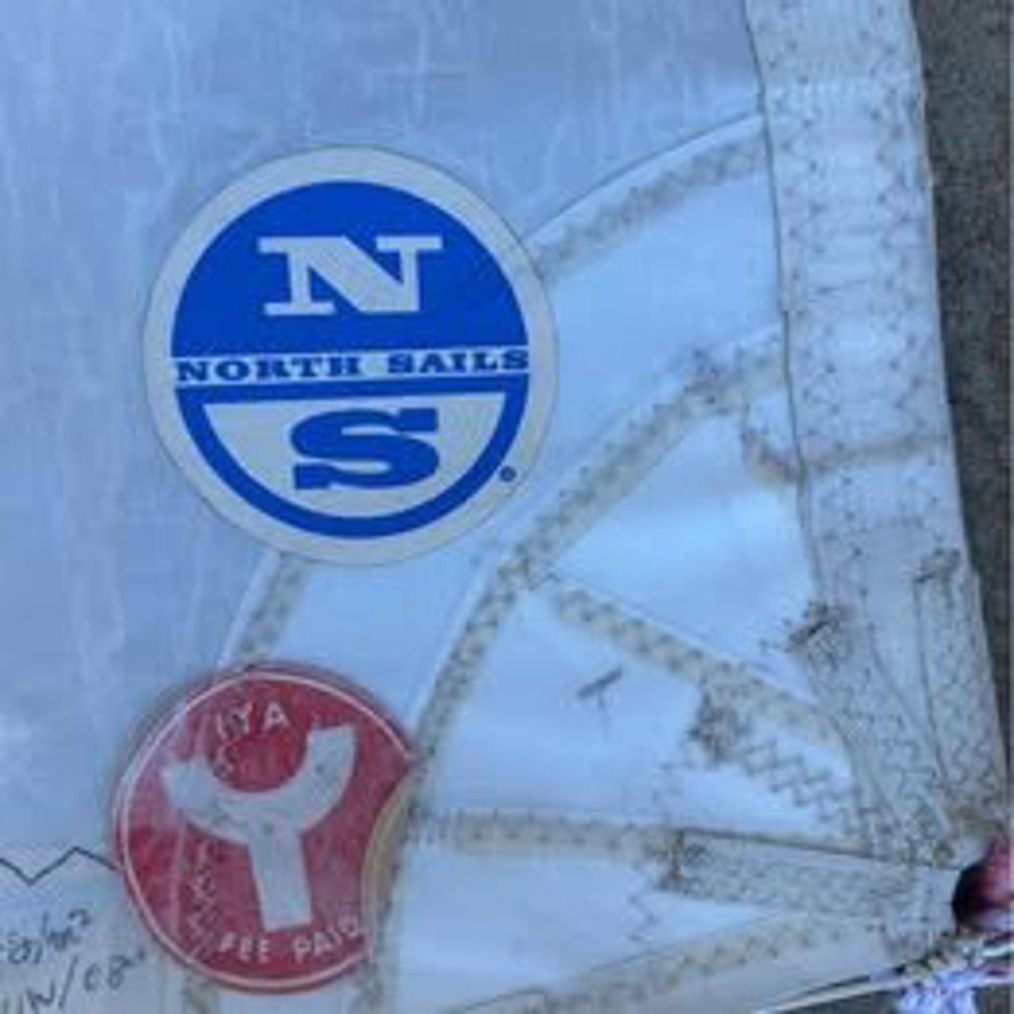 North Sails Jib/Headsail - 5.45m x 1.9m - Used - Good Condition