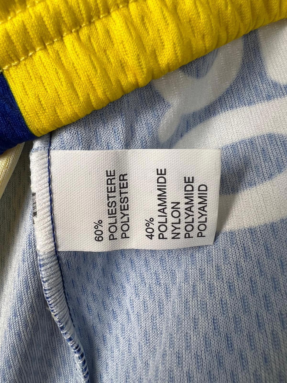 Santini Del Tongo Colnago Cycling Jersey - Yellow/Blue - Size S