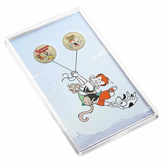 Ginger Meggs 100 Years of Adventure 2021 $1 Coloured Uncirculated Two-Coin Set