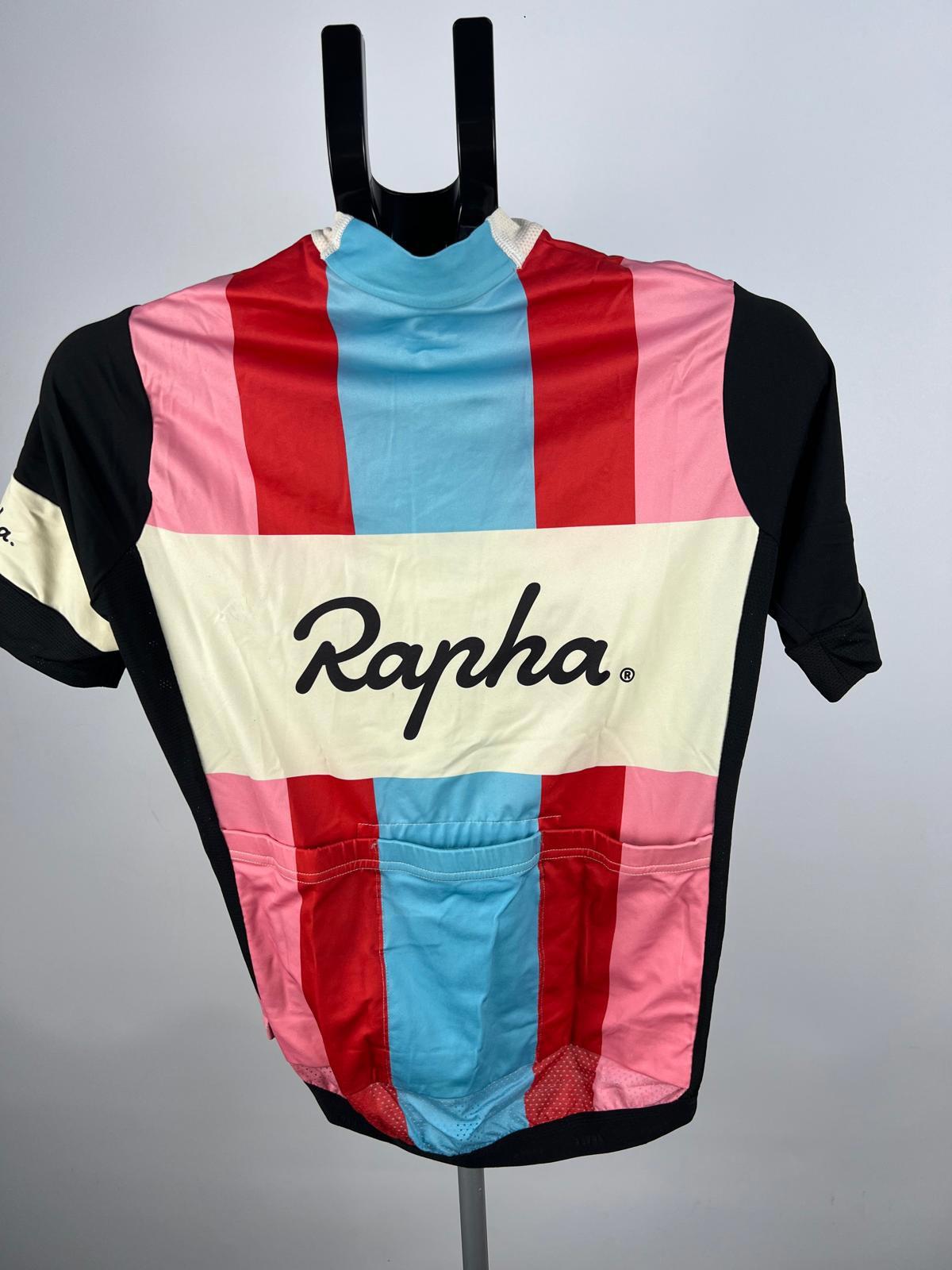 Rapha Pro Team Jersey - XS - Multicolour Striped Short Sleeve Cycling Jersey