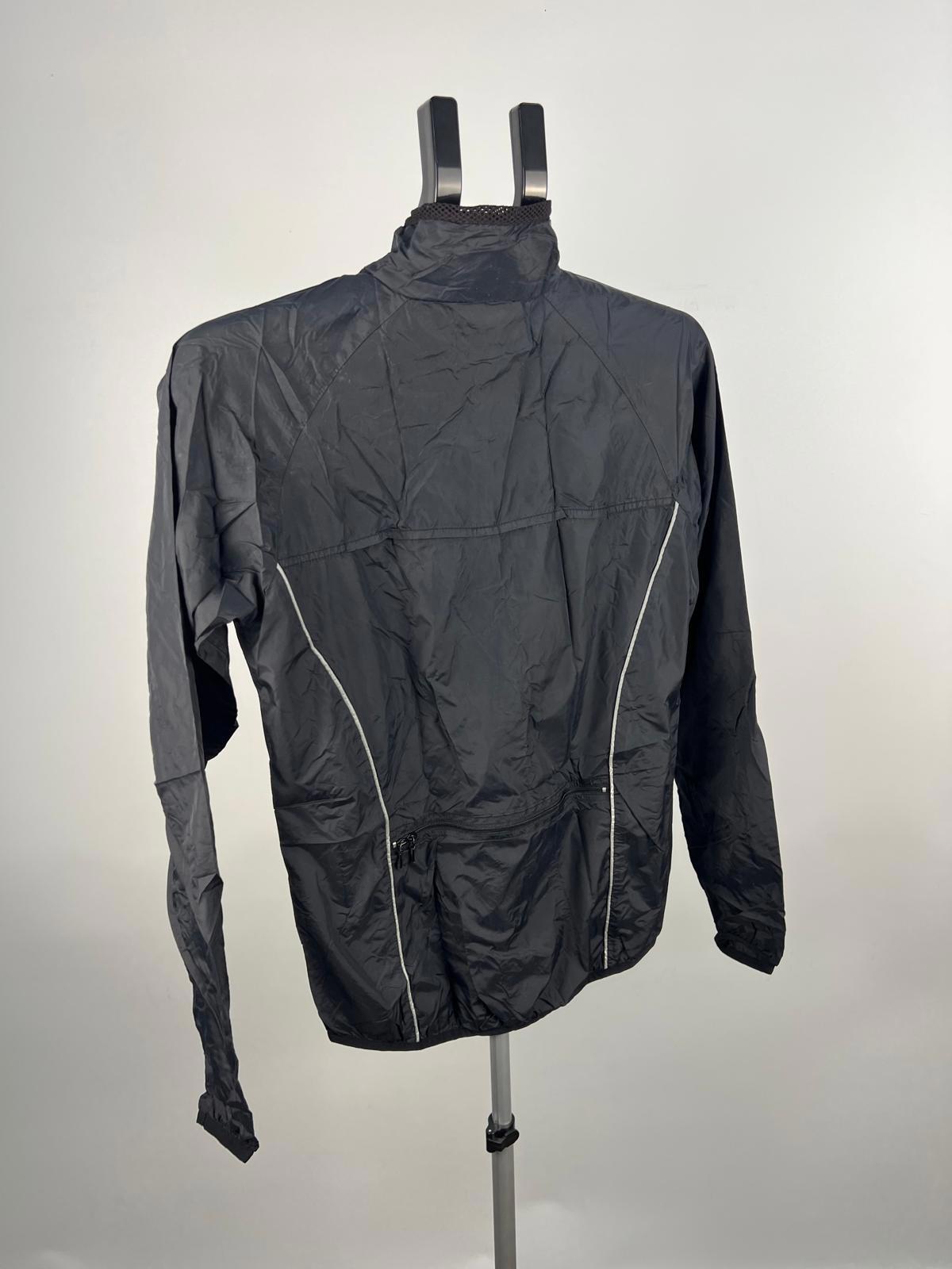 Sportful Cycling Wind Jacket Black XS Full Zip Reflective Details