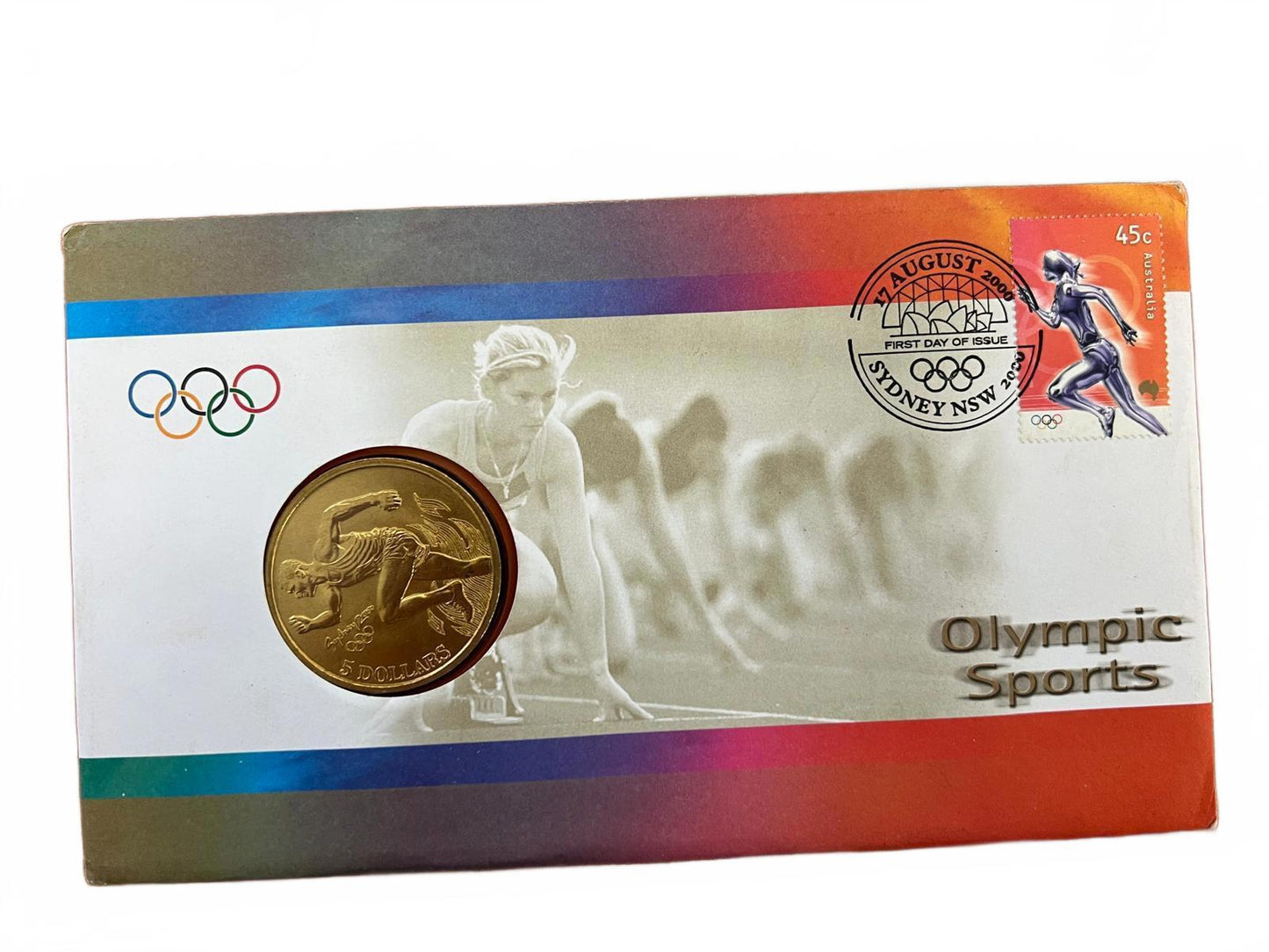 Sydney 2000 Olympic Athletics Gold Coin PNC