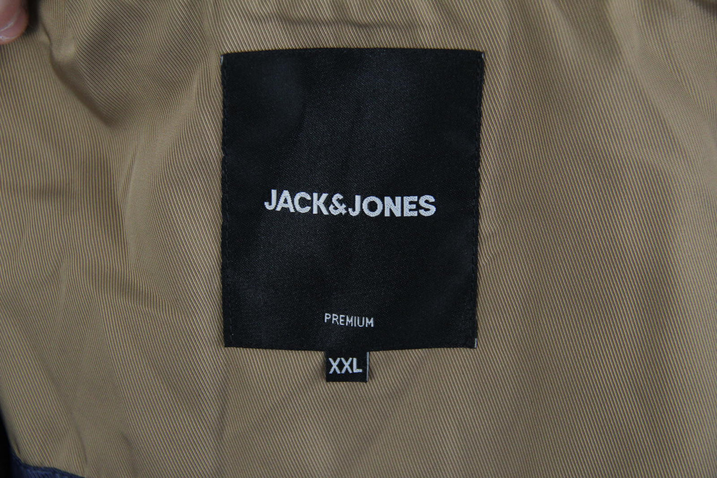 Jack & Jones Premium XXL Tan Bomber Jacket