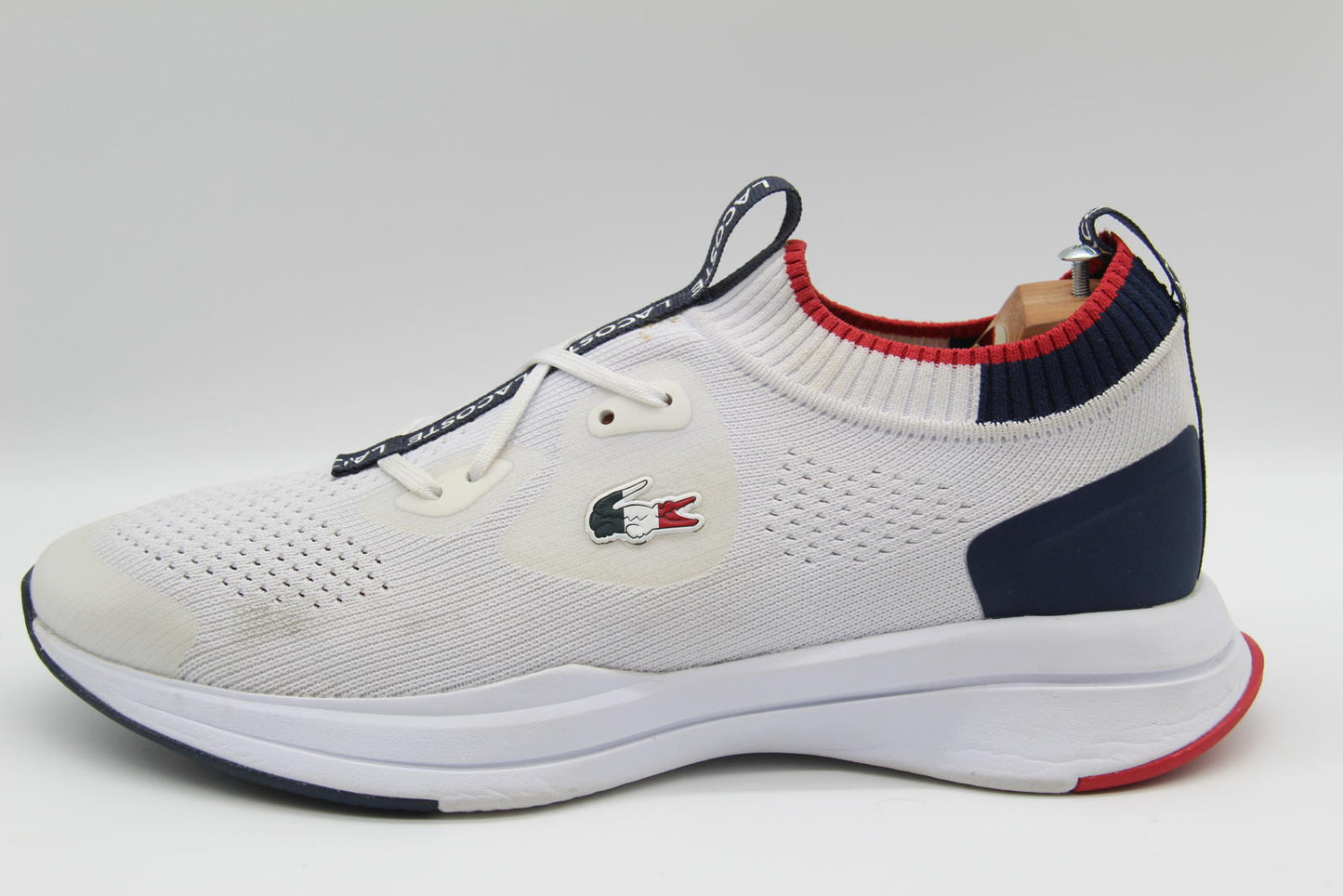 Lacoste Run Spin Knit – Tricolour Edition US 7 / UK 6 / EU 39.5