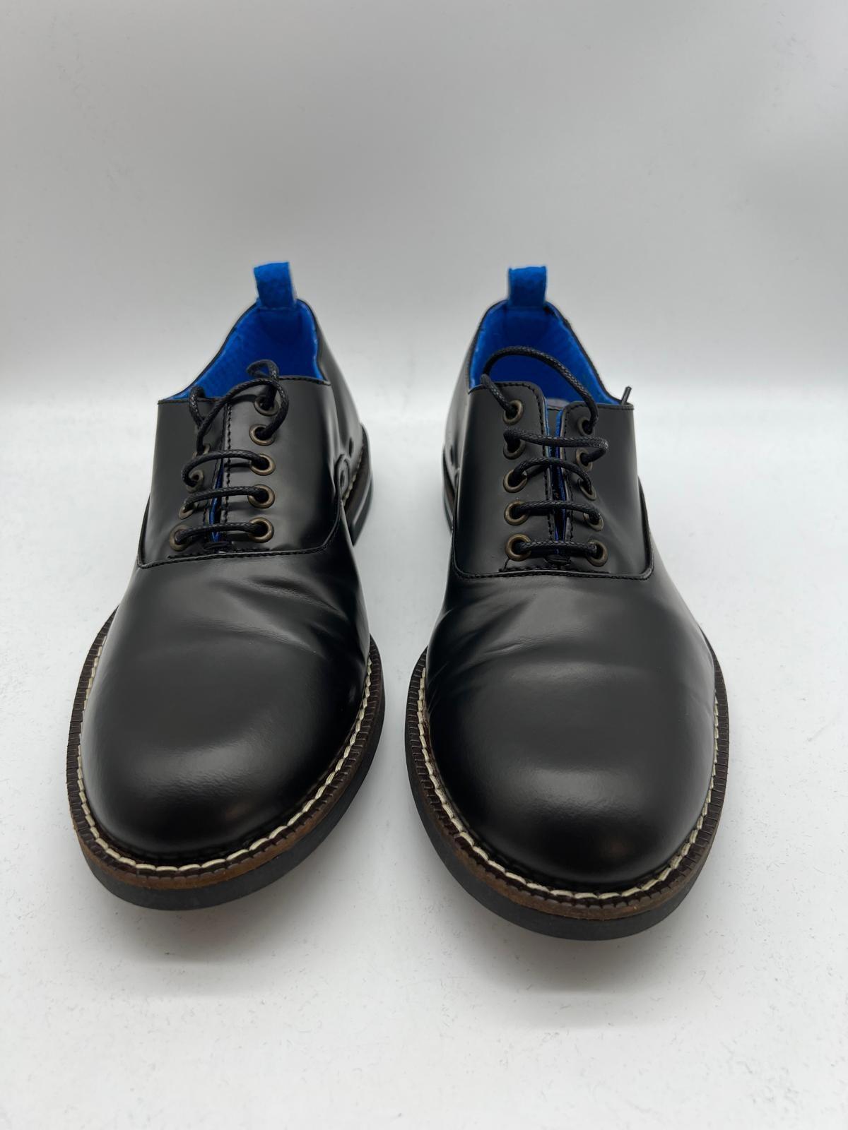 SWEAR London Chaplin12 Black Leather Derby Oxford Shoes EU41 UK7 Portugal