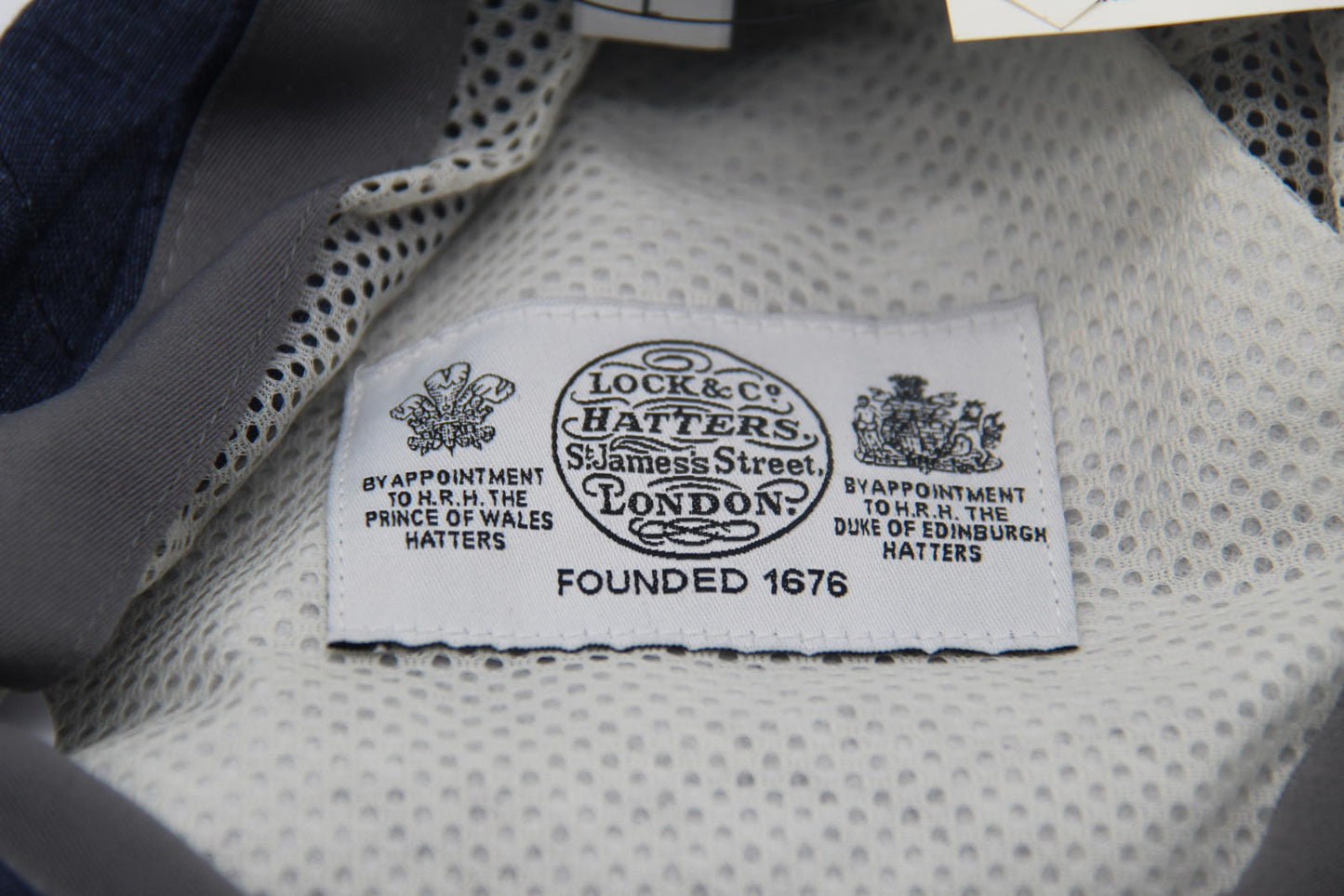 Lock & Co. Hatters Navy Linen Flat Cap 7 1/4 (59cm) NWT Made in England